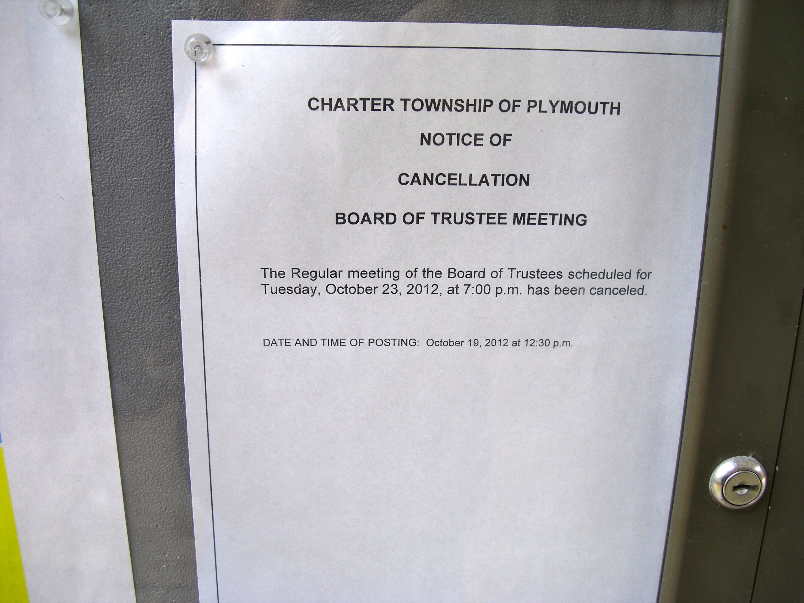 MEETING NOTICE