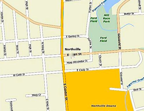 Map Downtown Northville