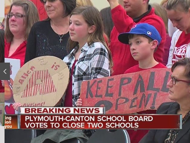 ALLEN SCHOOL CLOSES PLYMOUTH MI