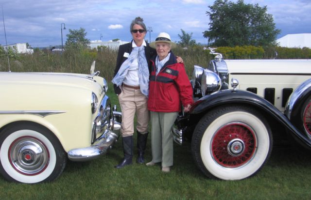 Chantal Charbonneau with Margaret Dunning