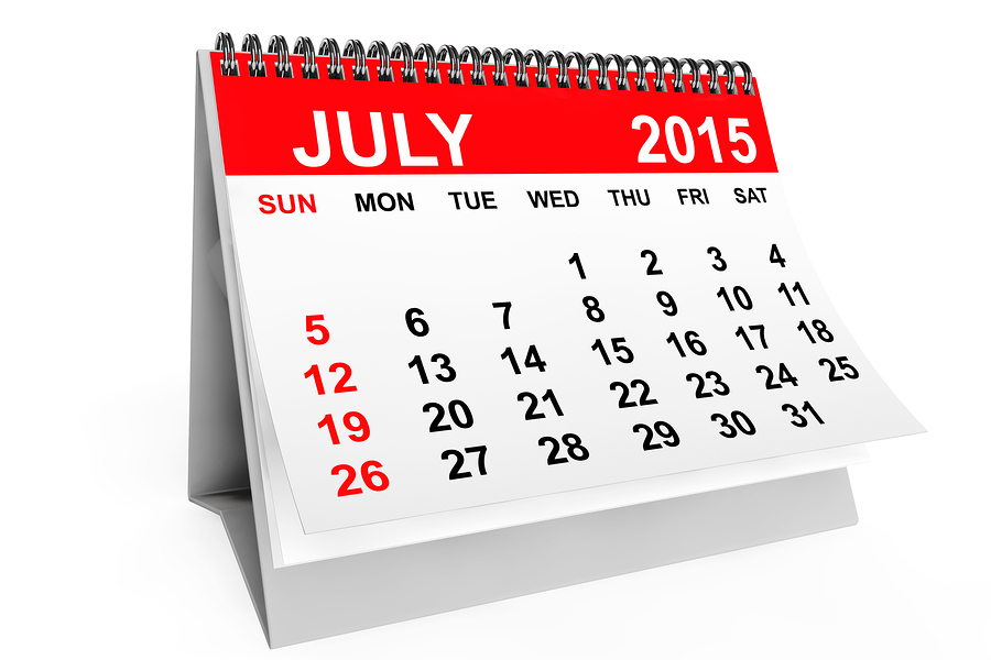 July  Events Calendar