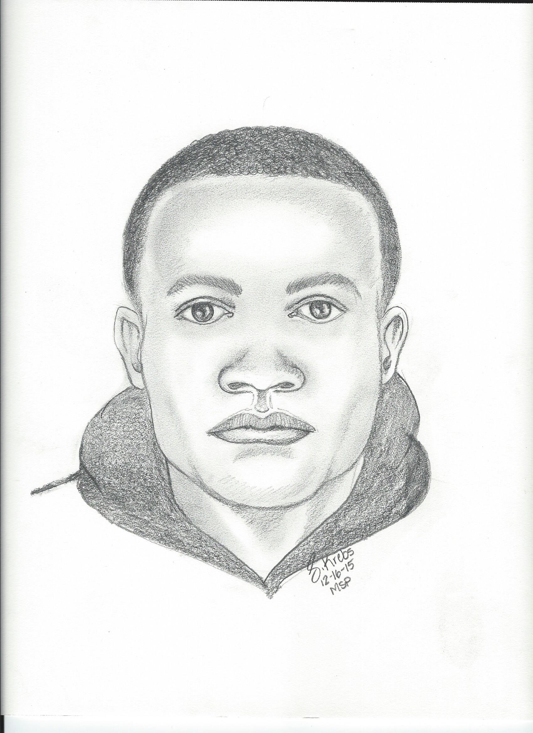 assault suspect sketch