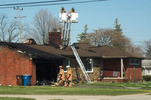 Plymouth house fire