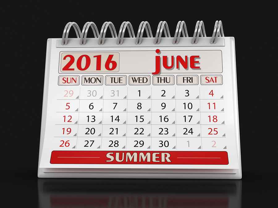 bigstock Calendar June clippi