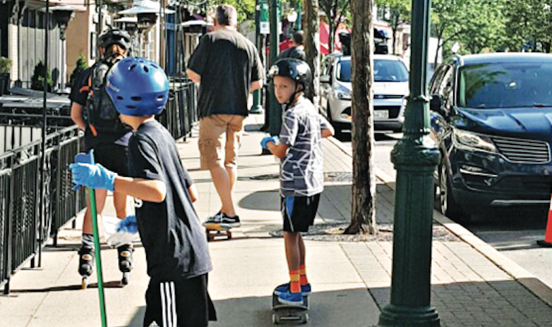 Skateboarders