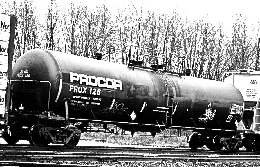 Tanker on main line