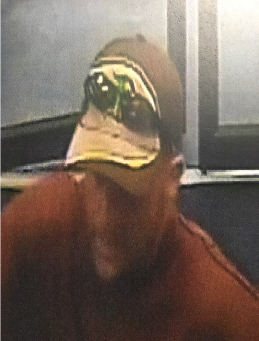 Bank robbery suspect