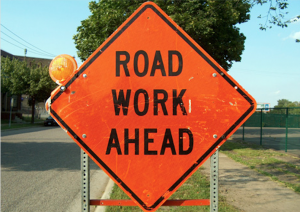 Road Work Sign